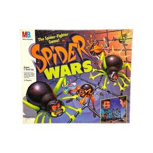Vintage 1988 Spider Wars Game Milton Bradley Complete w/ Manual Made In USA